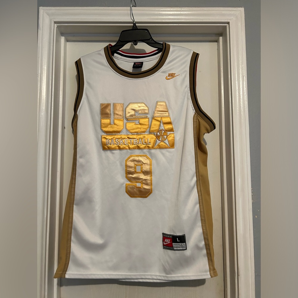 1992 Nike Olympic gold Jordan jersey L